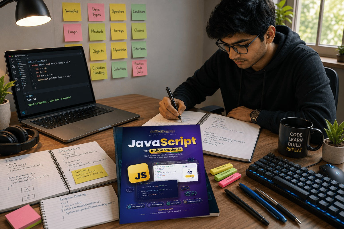 Student learning with JavaScript for Indian Students