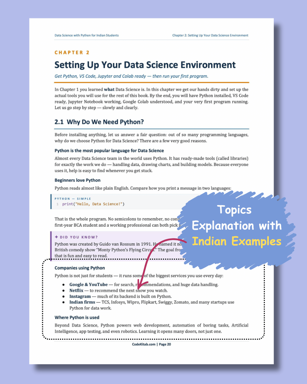 Data Science with Python for Indian Students
