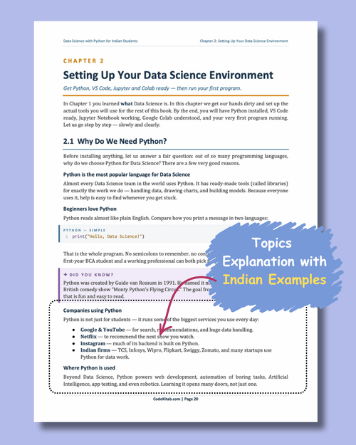 Data Science with Python for Indian Students