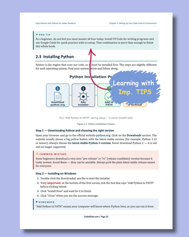 Data Science with Python for Indian Students