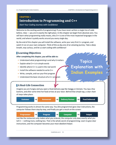 C++ Programming for Indian Students