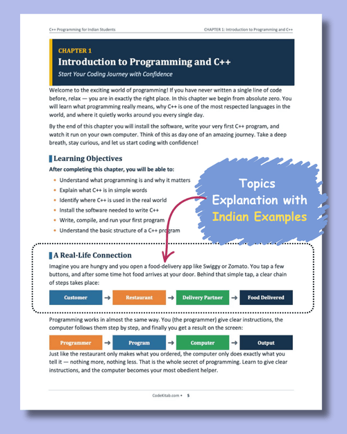 C++ Programming for Indian Students