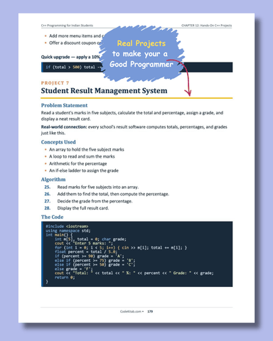C++ Programming for Indian Students
