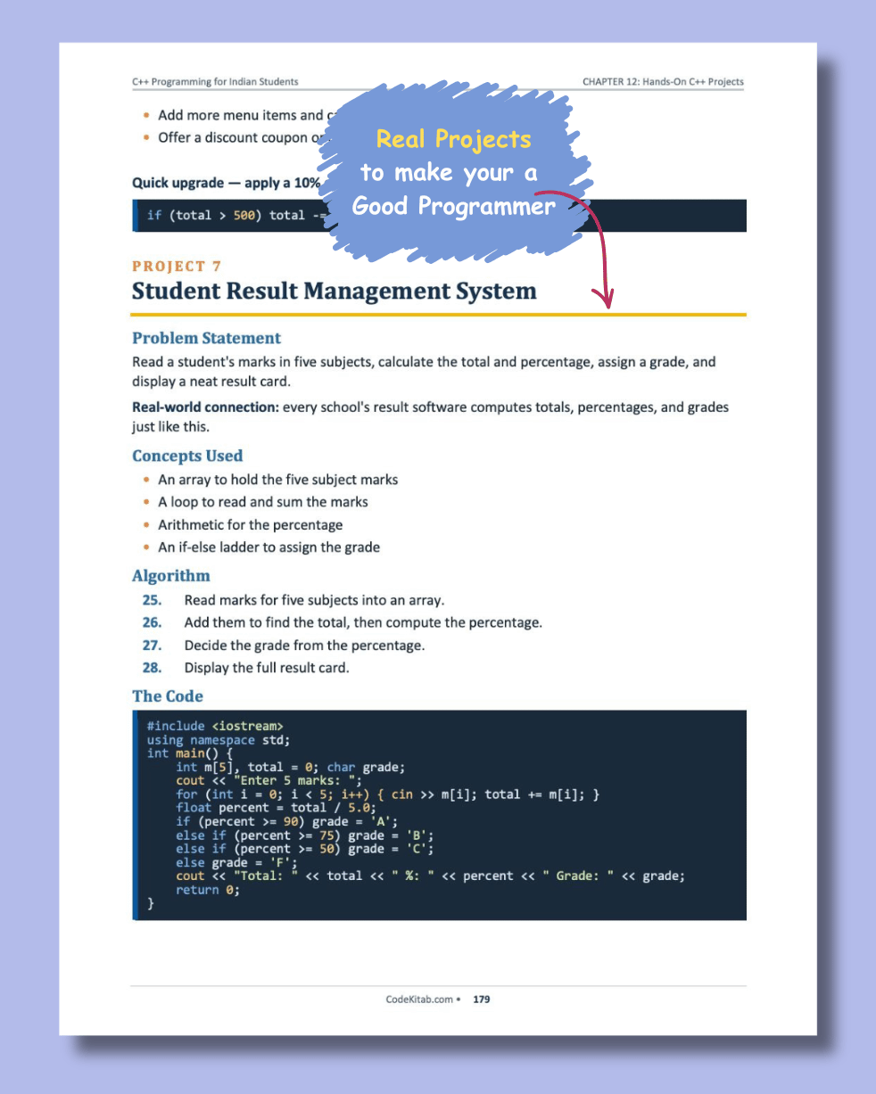 C++ Programming for Indian Students