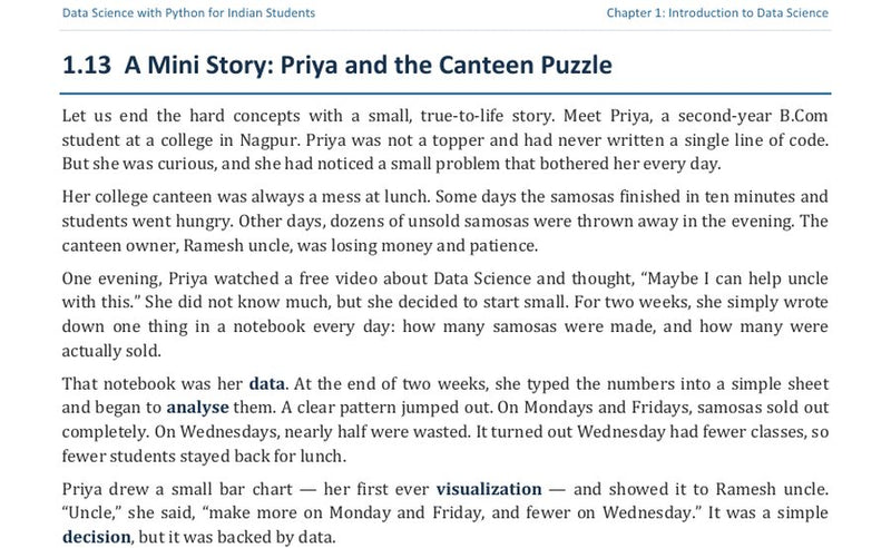 Priya and the canteen puzzle