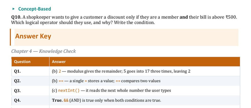 Knowledge check with Indian cases