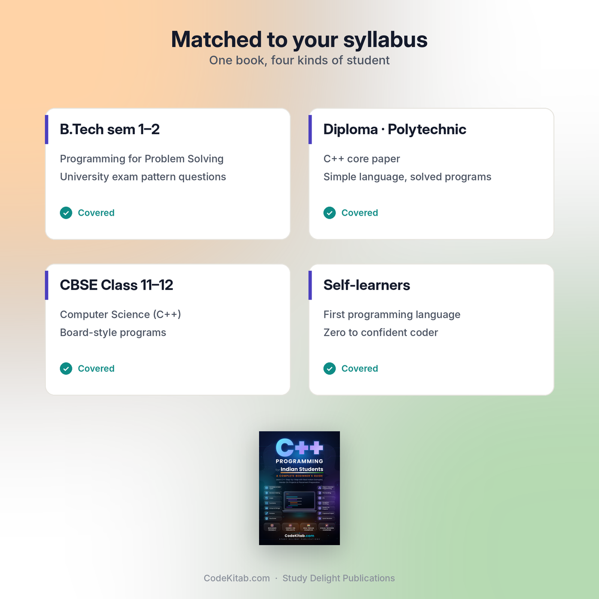 C++ Programming for Indian Students — who it's for