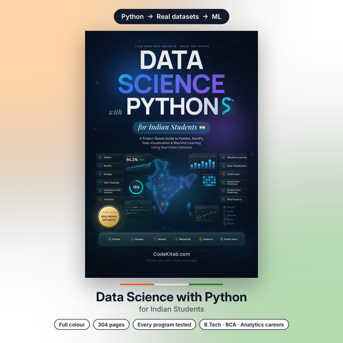 Data Science with Python for Indian Students — cover