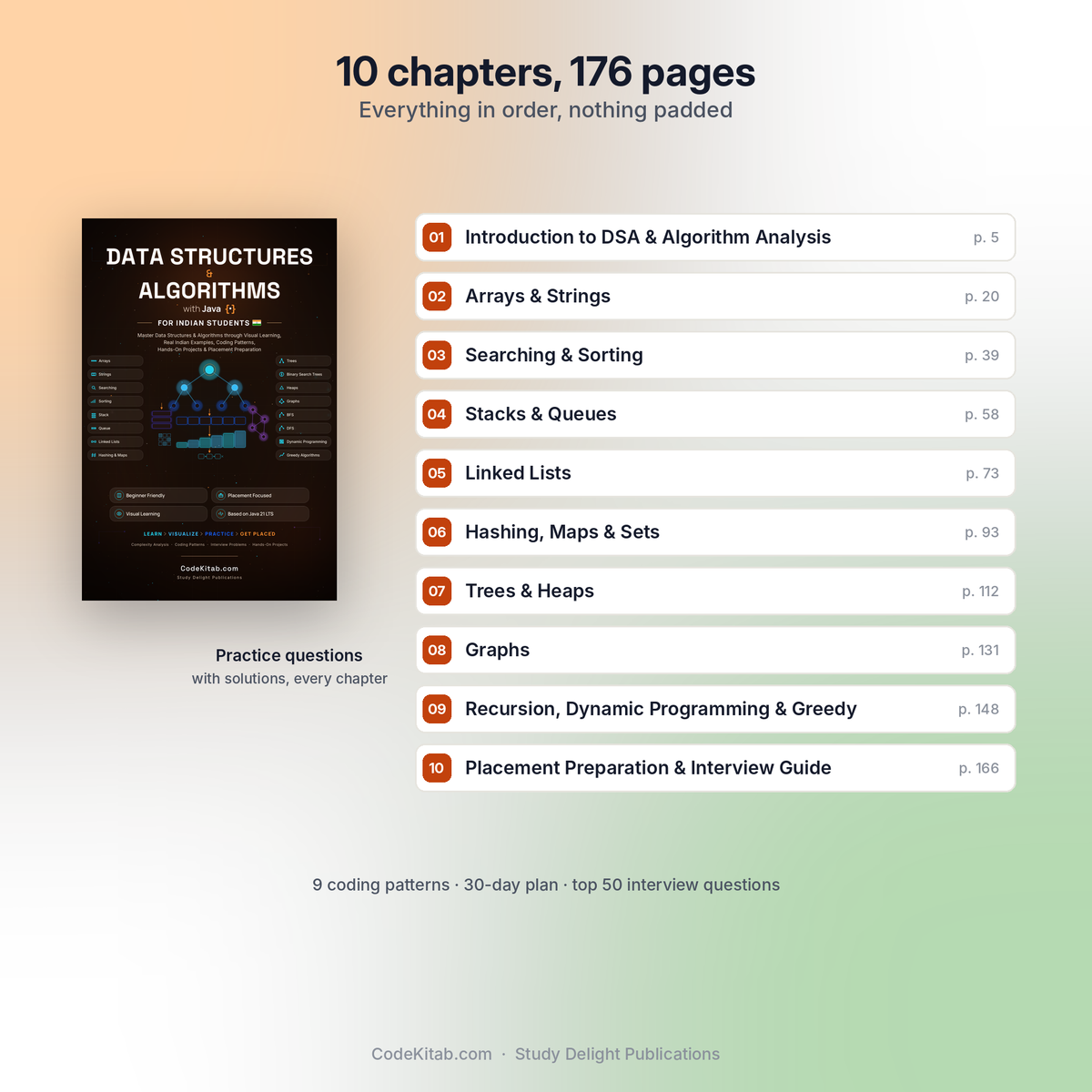 DSA with Java for Indian Students — chapters