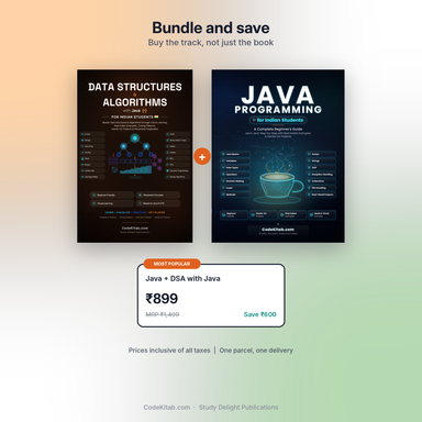 DSA with Java for Indian Students — bundle offer