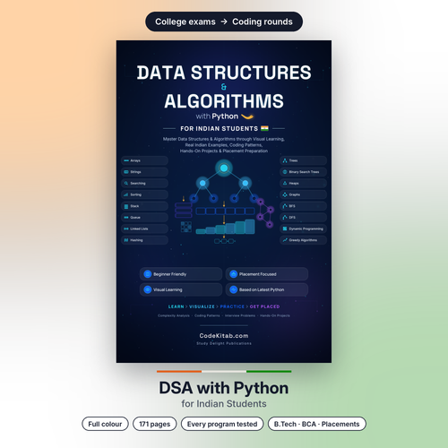 DSA with Python for Indian Students — cover