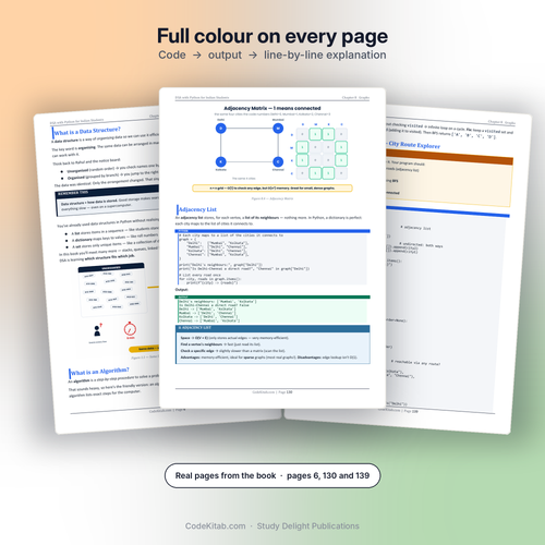 DSA with Python for Indian Students — inside pages