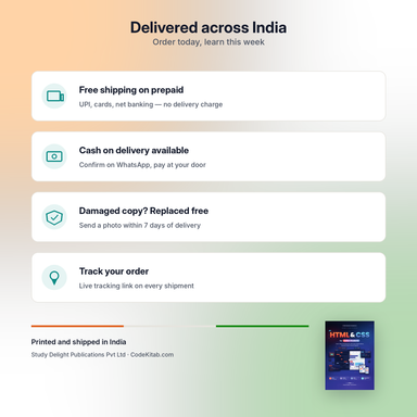 HTML & CSS for Indian Students — delivery and trust