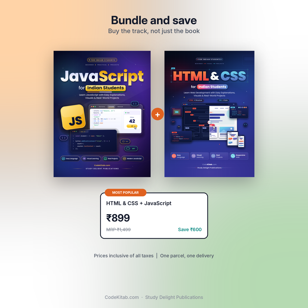 JavaScript for Indian Students — bundle offer
