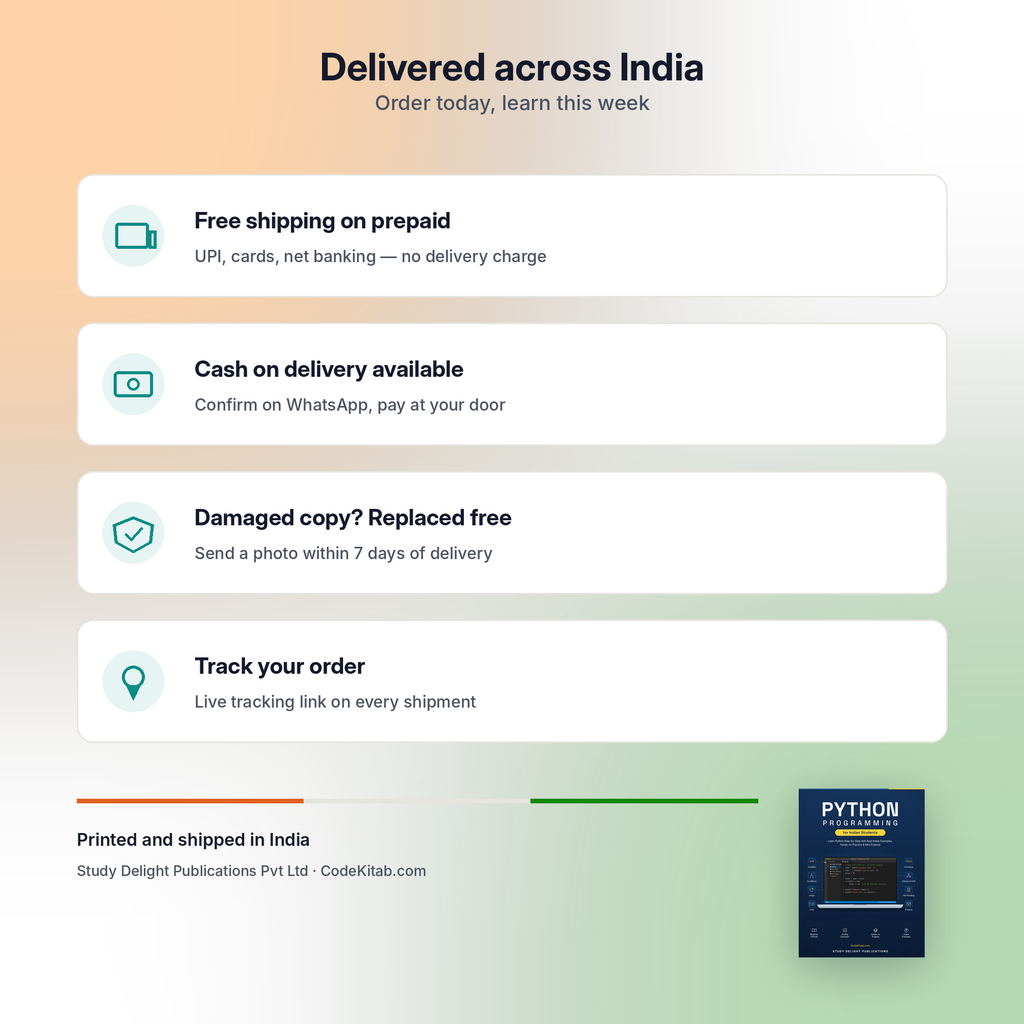 Python Programming for Indian Students — delivery and trust